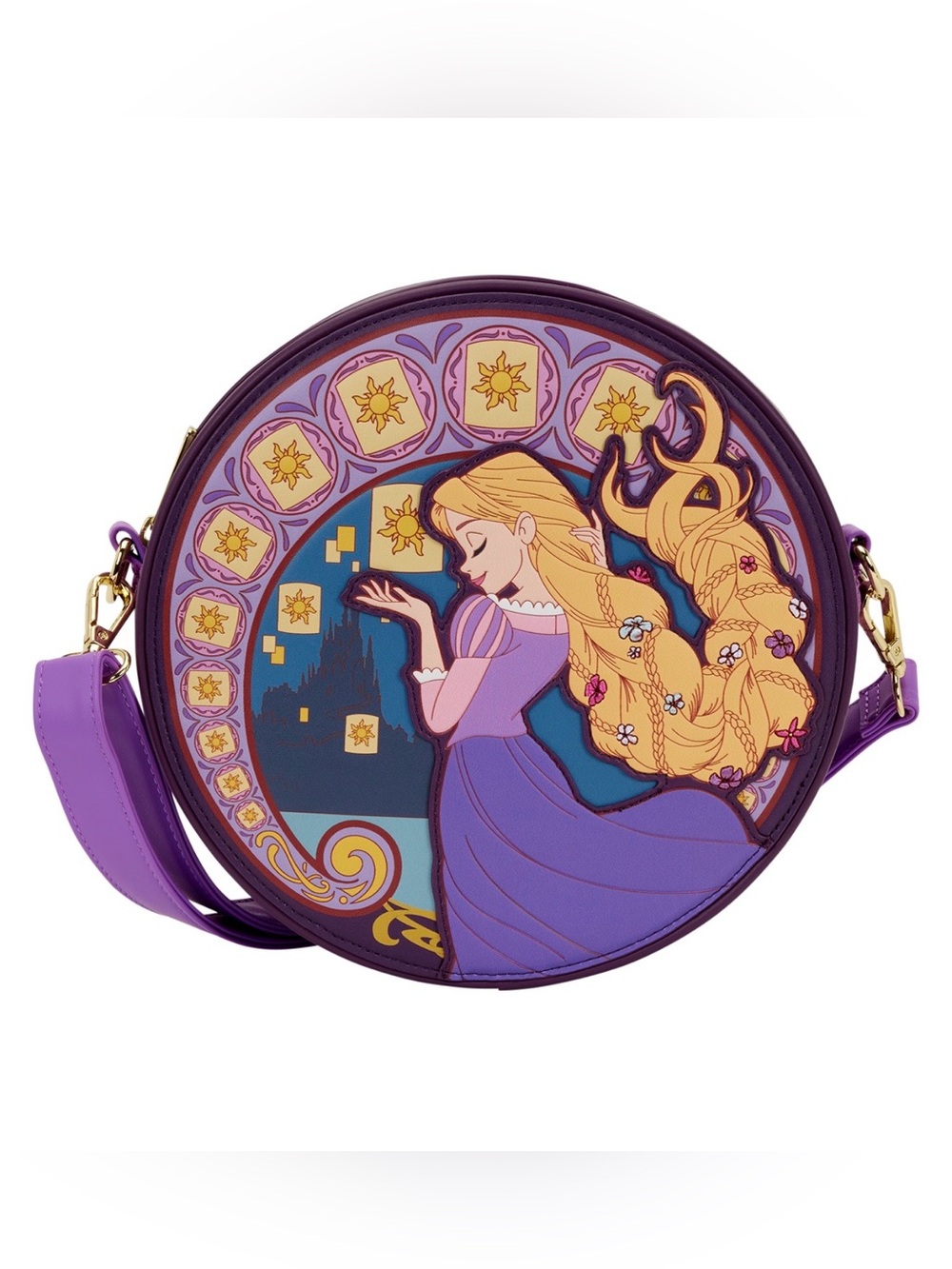 Loungefly- Tangled Rapunzel Exclusive Lanterns Crossbody Bag